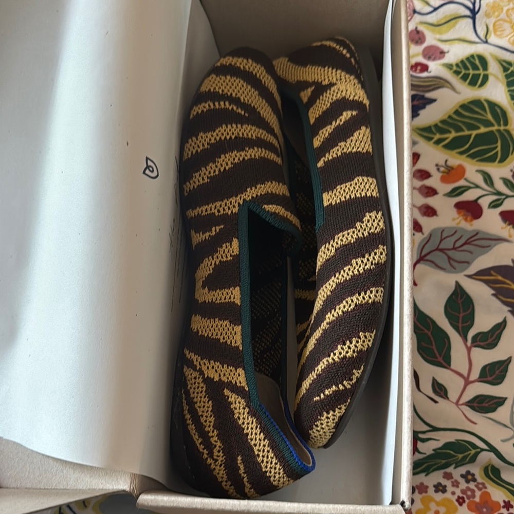 Rothy’s Brown and Stan Striped Women's Shoes